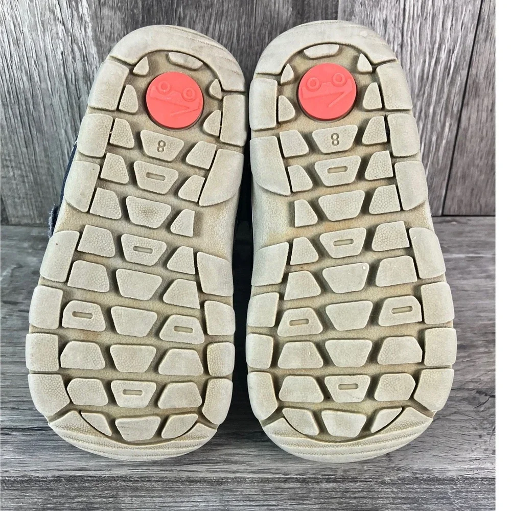 See Kai Run Boys Blue Orange Waterproof Insulated Winter Boots Toddler Size 8